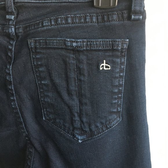 Rag & Bone Women's Skinny Dark Wash Jeans 27 Style W1222K520 - Picture 10 of 12